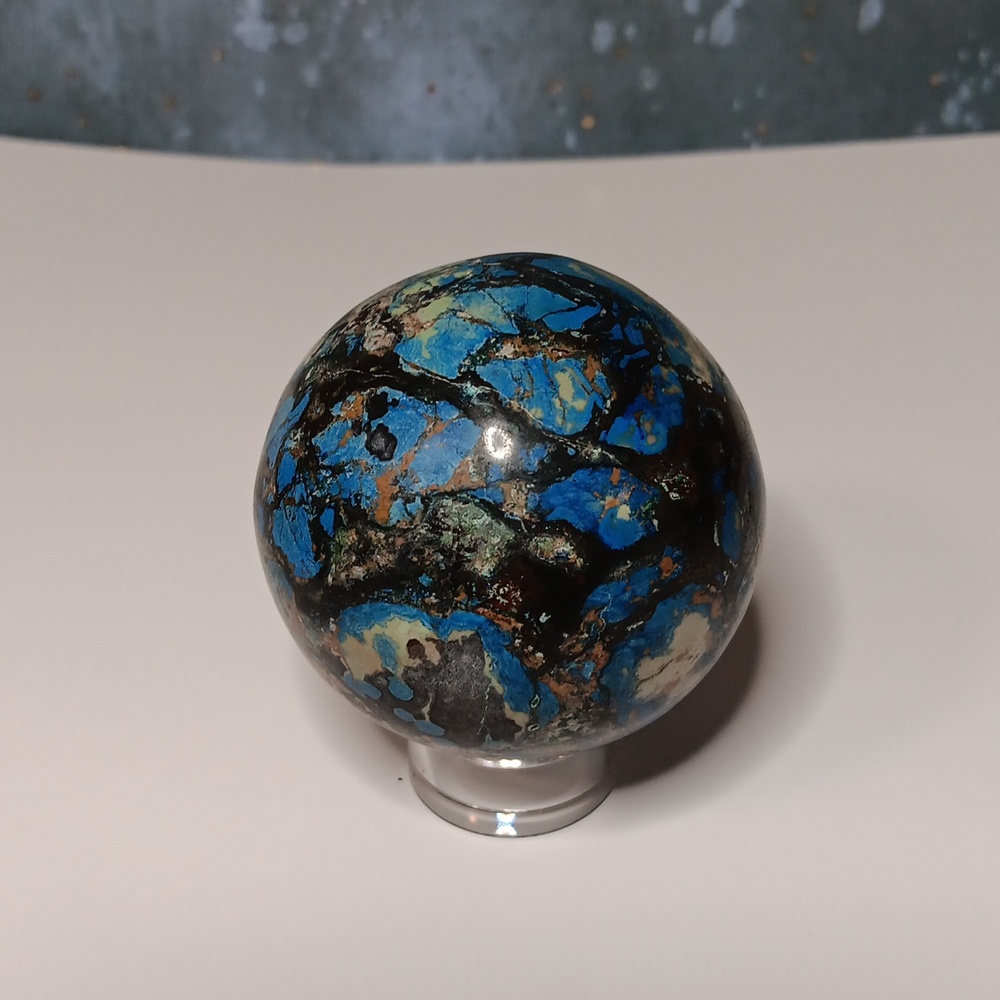 FINAL PRICE! Azurite With Chrysocolla/Malachite Sphere